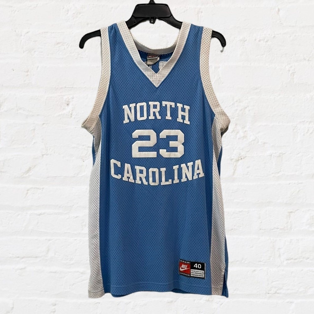 Nike North Carolina Tar Heels Michael Jordan 23 Jersey Blue Mens 40 Medium‎